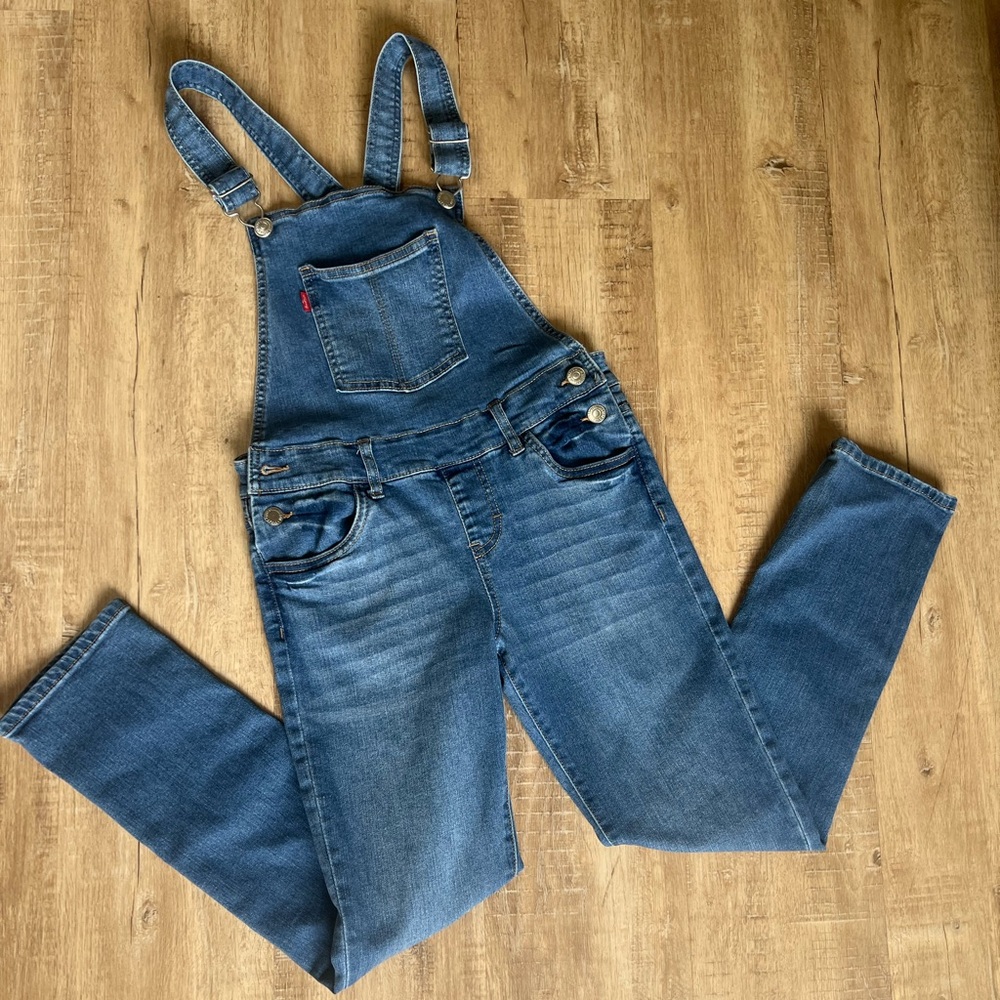 Levi’s Blue Denim Girl’s Overalls 12 Reg